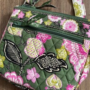 Bear Valley pink and green Crossbody
